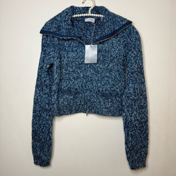 ViaVia. Live The Boxy Zip Cardigan - Picture 2 of 7